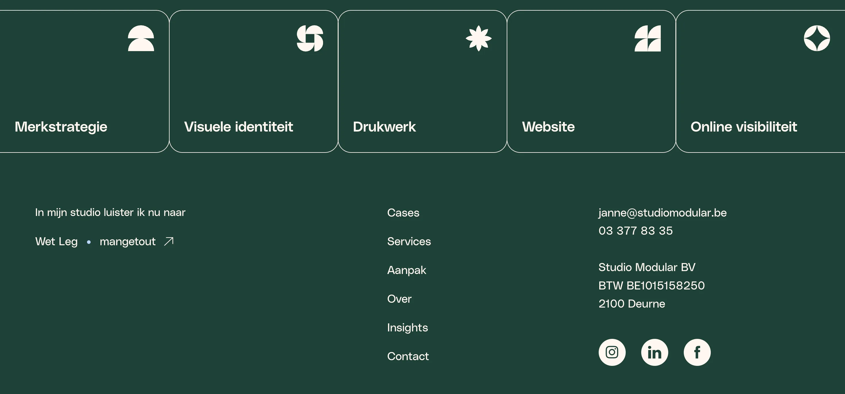 Studio Modular : Footer